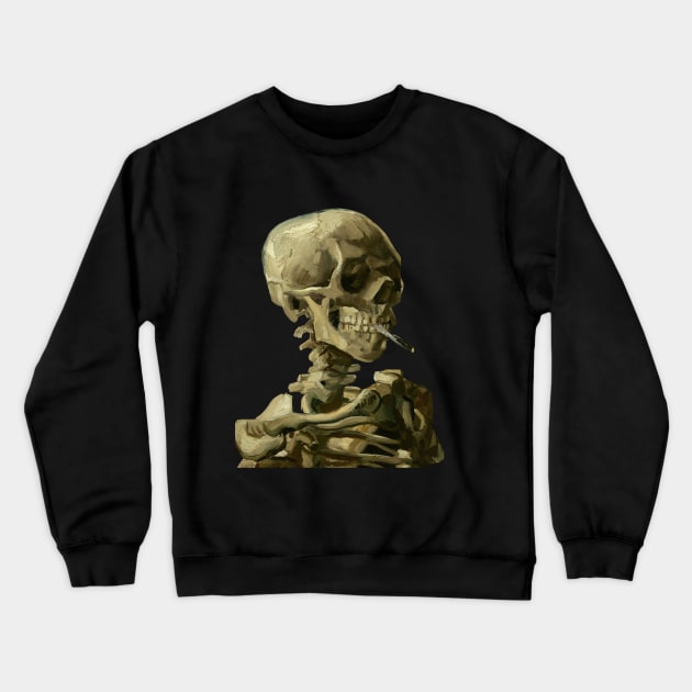 Van Gogh Skeleton Crewneck Sweatshirt by isstgeschichte